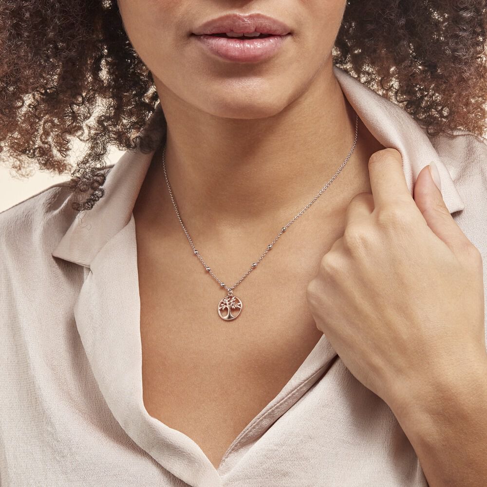 Collier Argent Bicolore Teodors - Colliers Femme | Marc Orian