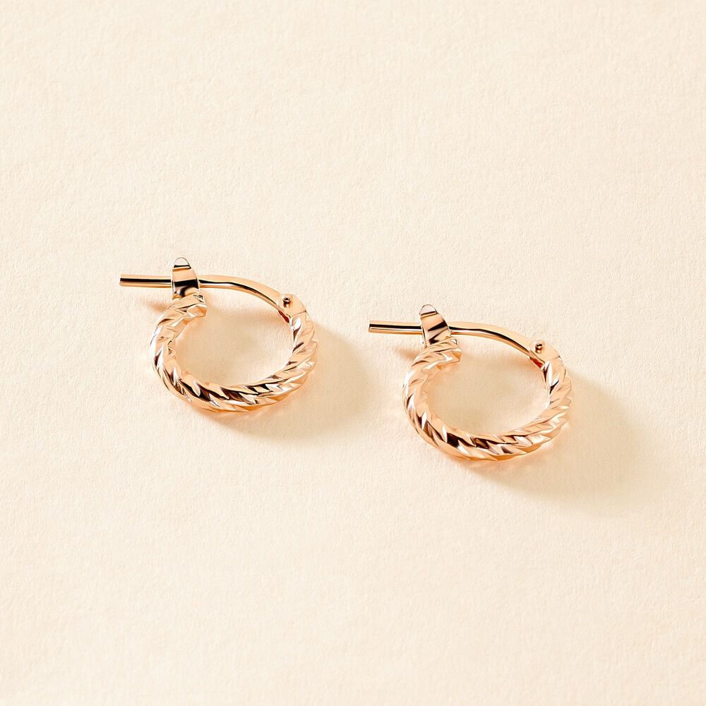Créoles Djulia Argent Rose - Créoles Femme | Marc Orian