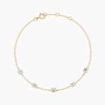 Bracelet Veasna Or Jaune Topaze - Bracelets cha&icirc;nes Femme | Marc Orian