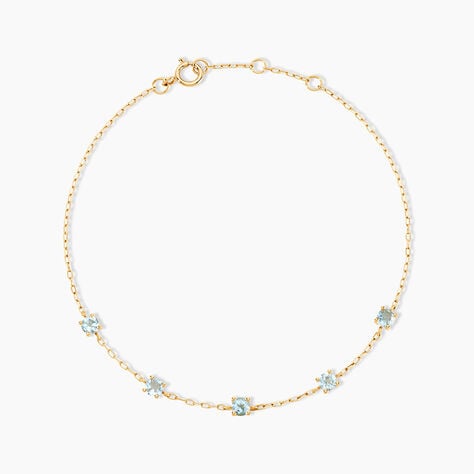 Bracelet Veasna Or Jaune Topaze - Bracelets cha&icirc;nes Femme | Marc Orian
