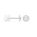 Boucles D'oreilles Puces Domitia Or Blanc Diamant - Puces Femme | Marc Orian