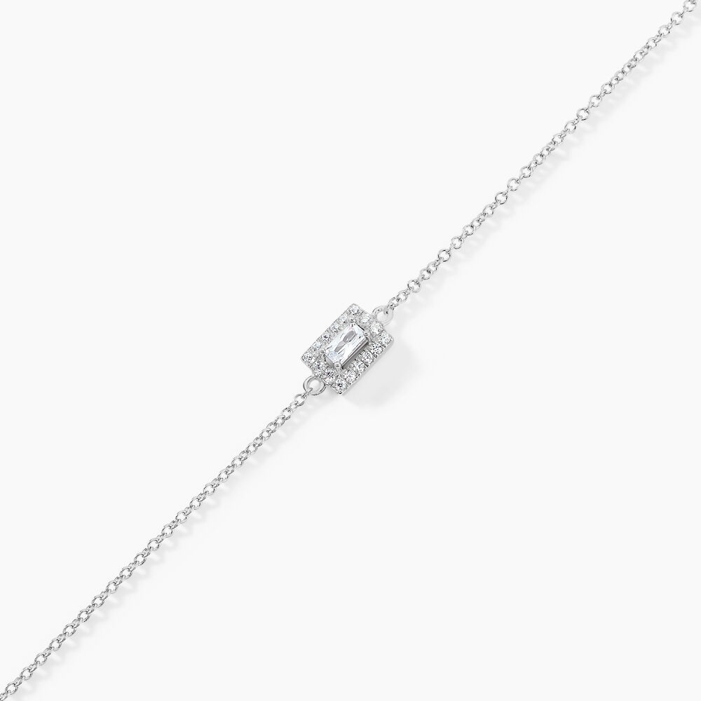 Bracelet Rio Argent Blanc Oxyde De Zirconium - Bracelets fantaisie Femme | Marc Orian