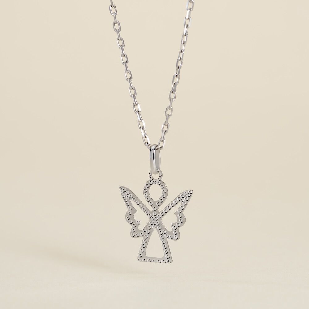 Pendentif Estrellita Ange Or Blanc - Pendentifs Femme | Marc Orian