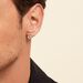 Boucles D'oreilles Puces Phebus Him Acier Doré Oxyde De Zirconium - Puces Homme | Marc Orian