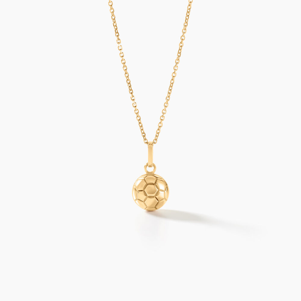 Pendentif Julius Sport Foot Or Jaune - Pendentifs Homme | Marc Orian