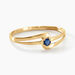 Bague Nesryne Or Jaune Saphir - Bagues Solitaire Femme | Marc Orian