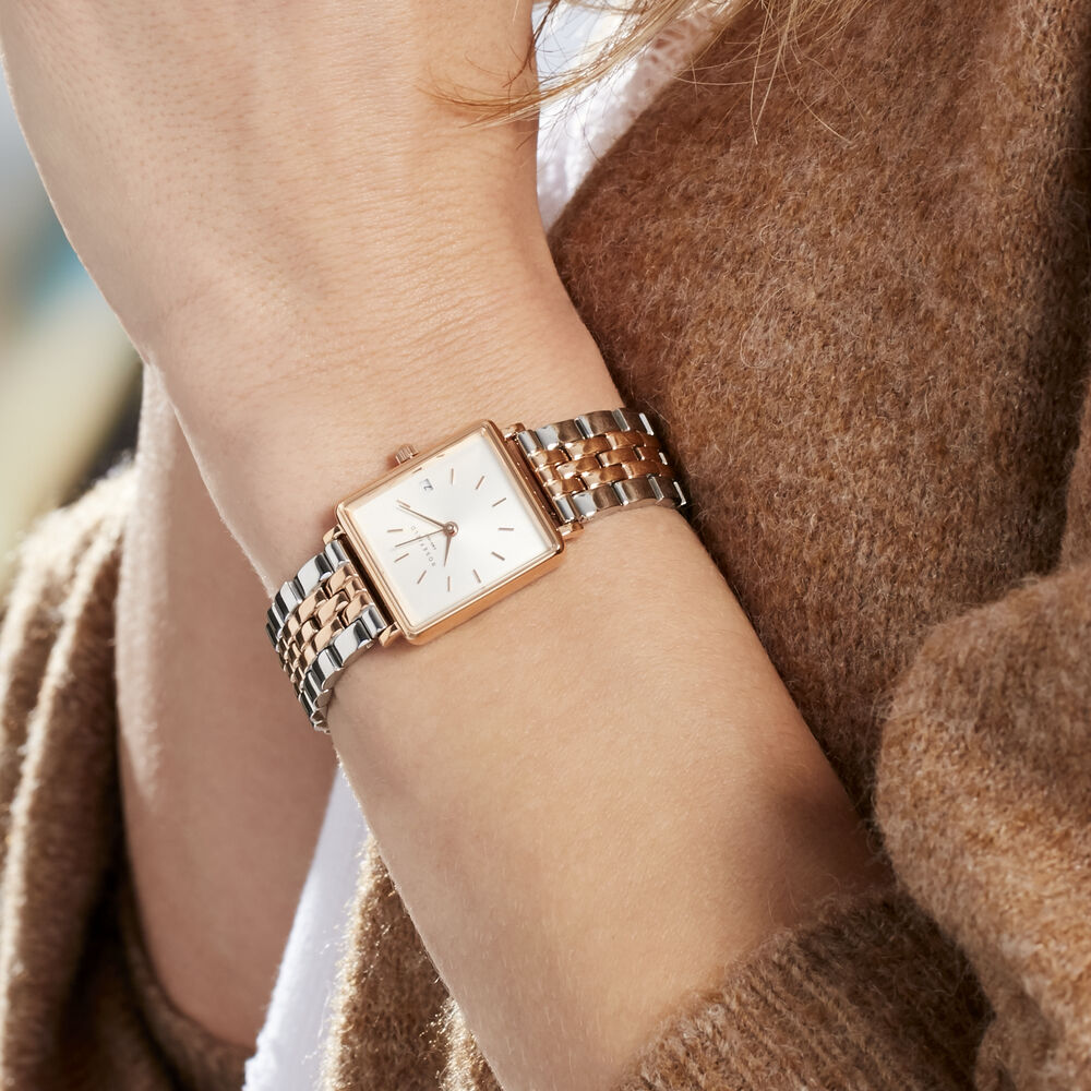 Montre Rosefield The Mini Boxy Blanc - Montres étanches Femme | Marc Orian