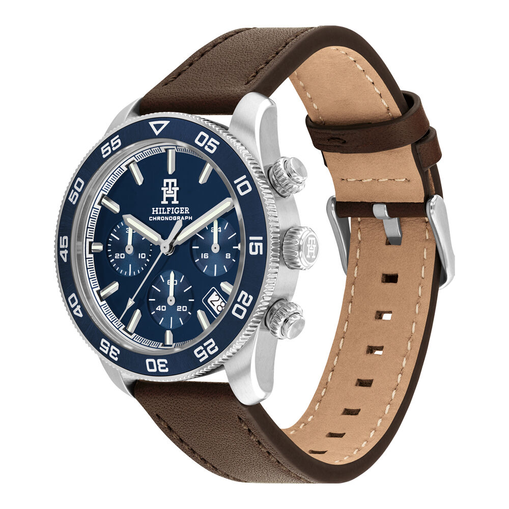 Montre Tommy Hilfiger Th85 Chrono Bleu - Ventes Privées Homme | Marc Orian