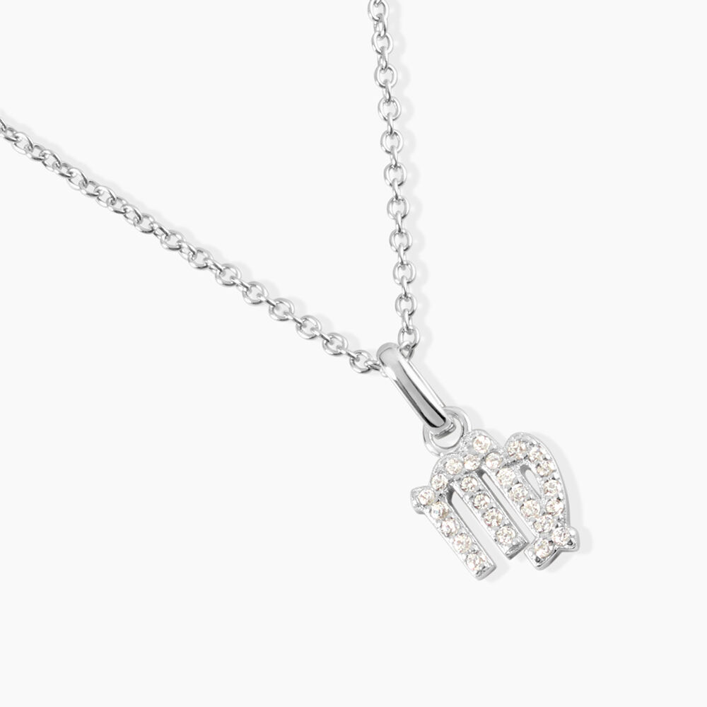 Collier Astra Argent Blanc Oxyde De Zirconium - Colliers avec pierres Femme | Marc Orian