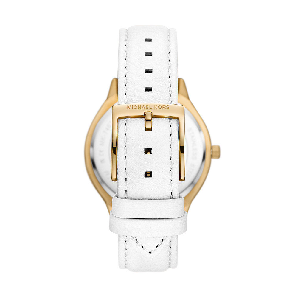 Montre Michael Kors Slim Runway Blanc - Montres &eacute;tanches Femme | Marc Orian