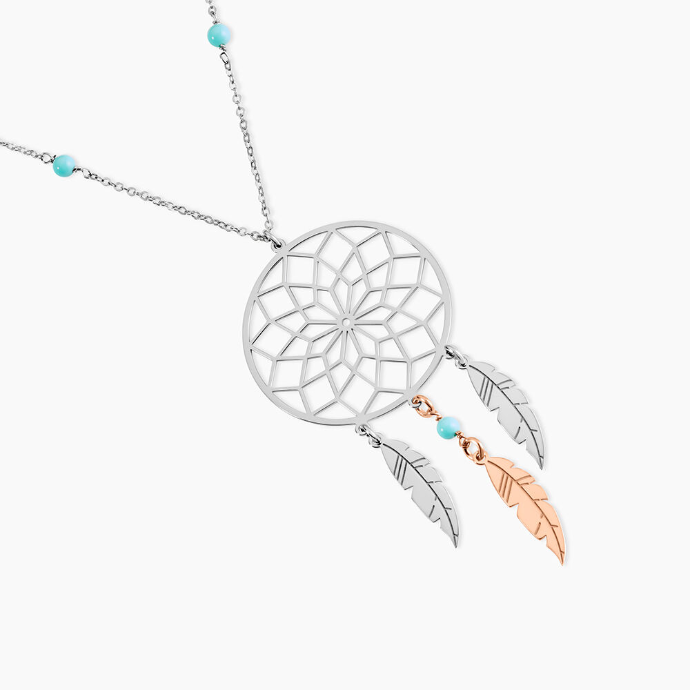 Collier Sautoir Misalie Argent Blanc - Colliers fantaisie Femme | Marc Orian