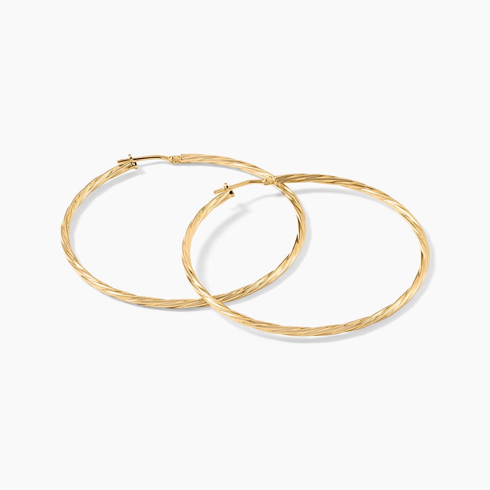 Cr&eacute;oles Argent Dor&eacute; A L'Or 750/1000 - Cr&eacute;oles Femme | Marc Orian