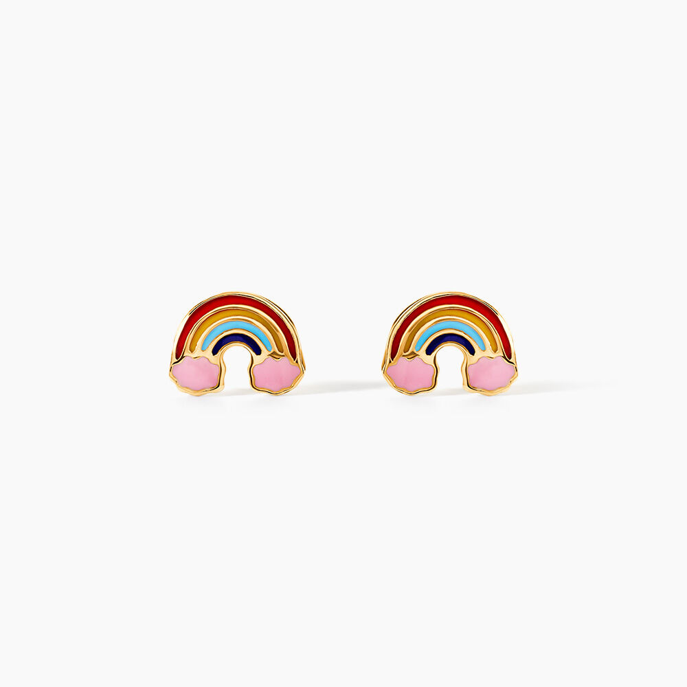 Boucles D'oreilles Puces Raine Or Jaune - Puces Enfant | Marc Orian