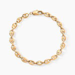 Bracelet William Plaqu&eacute; Or Jaune - Bracelets mailles Homme | Marc Orian