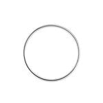 Alliance Epi Ruban Plat Or Blanc - Alliances duo Unisex | Marc Orian