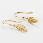 Boucles D'oreilles Pendantes Hanae Plaqu&eacute; Or Jaune - Pendantes Femme | Marc Orian