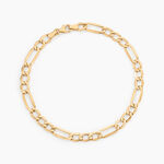 Bracelet Cameo Alternee 1/3 Or Jaune - Bracelets mailles Homme | Marc Orian