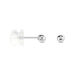 Boucles D'oreilles Puces Or Blanc Fidelia - Puces Femme | Marc Orian