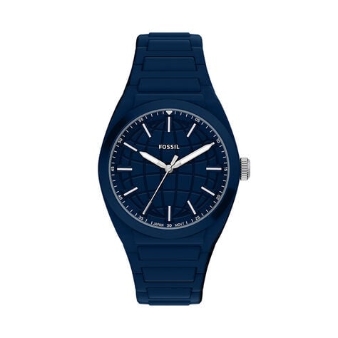 Montre Fossil Everett 3 Hand Bleu - Montres &eacute;tanches Homme | Marc Orian