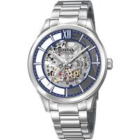 Montre Festina Squelette Bleu