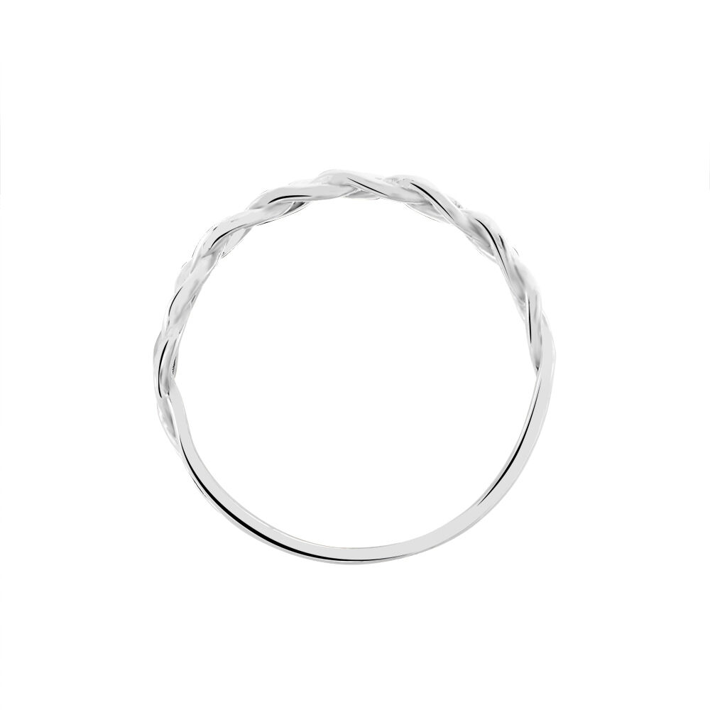 Bague Messina Argent Blanc - Bagues Femme | Marc Orian