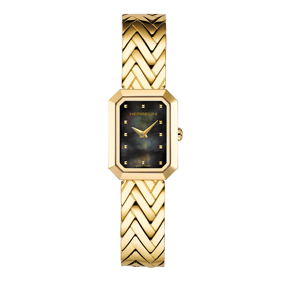 Montre Herbelin Octogone Nacre Noire - Montres étanches Femme | Marc Orian