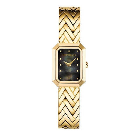 Montre Herbelin Octogone Nacre Noire - Montres étanches Femme | Marc Orian