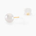 Boucles D'oreilles Puces Kesya Nacres Bouton Or Jaune Perle De Culture - Boucles d'oreilles mariage Femme | Marc Orian