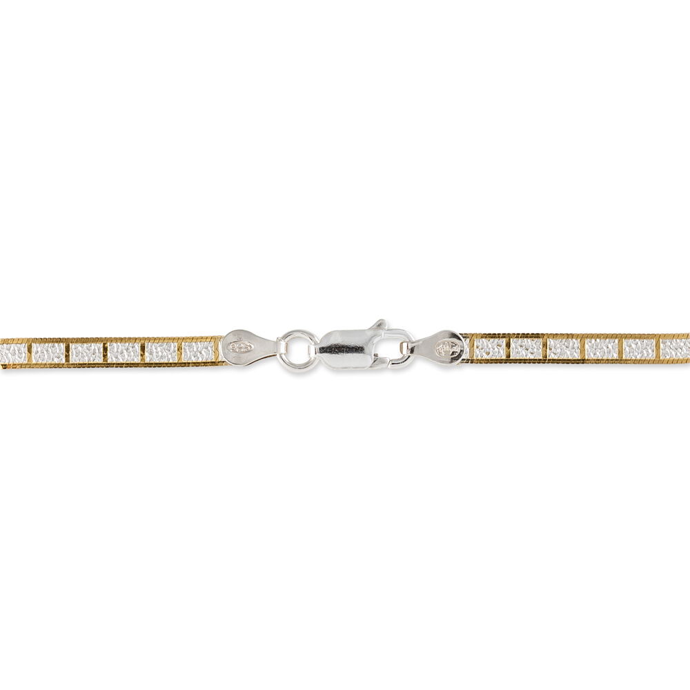 Bracelet Nuriaae Argent Jaune - Bracelets mailles Femme | Marc Orian