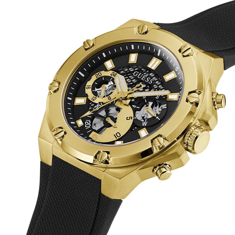 Montre Guess Third Gear Noir - Montres étanches Homme | Marc Orian