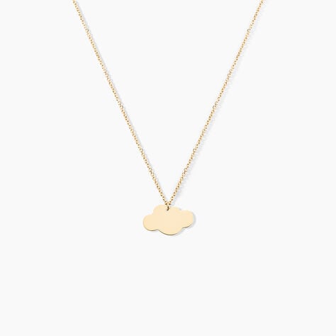 Collier Helenia Nuage Gravable Or Jaune - Colliers ete Enfant | Marc Orian