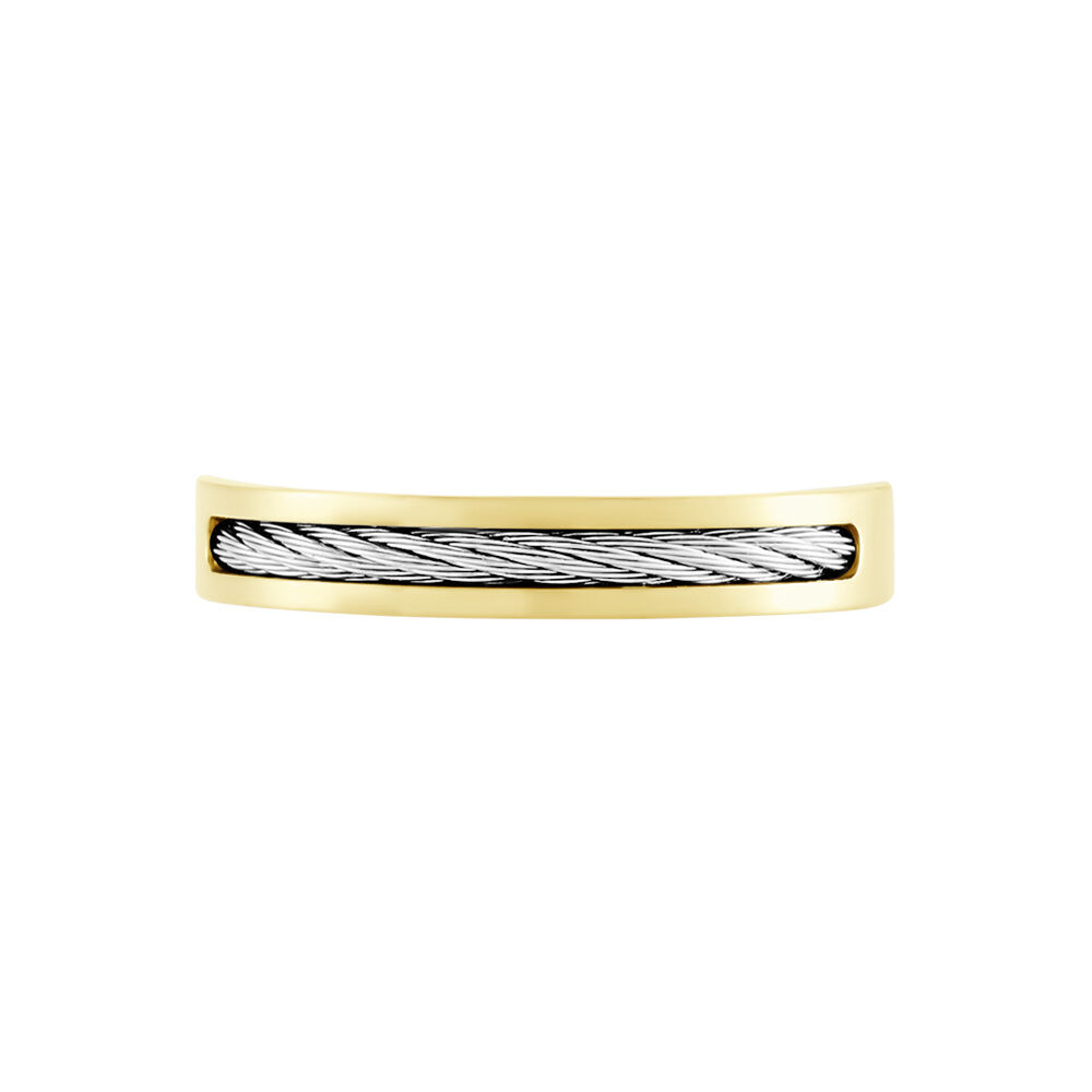 Bague Andro Acier Bicolore - Ventes Privées Homme | Marc Orian