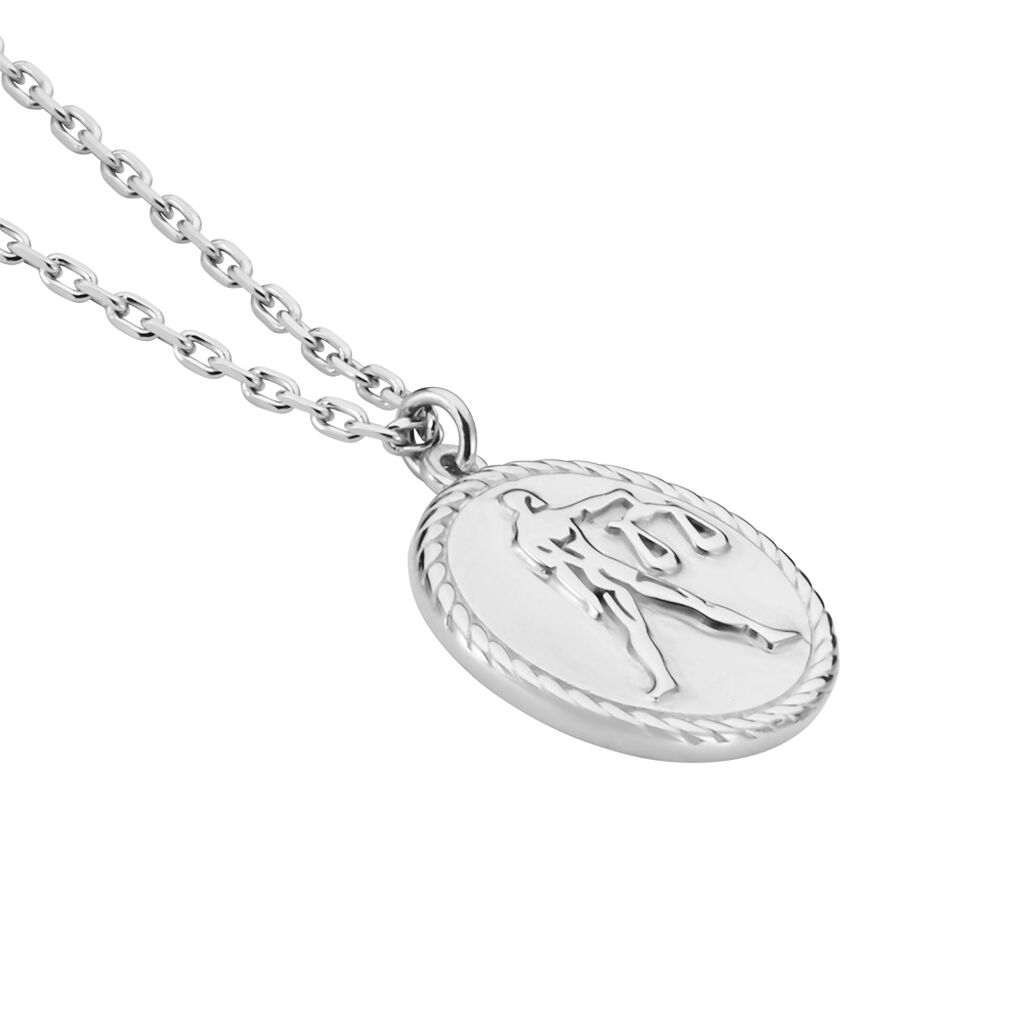 Collier Argent Blanc Lew - Colliers Homme | Marc Orian