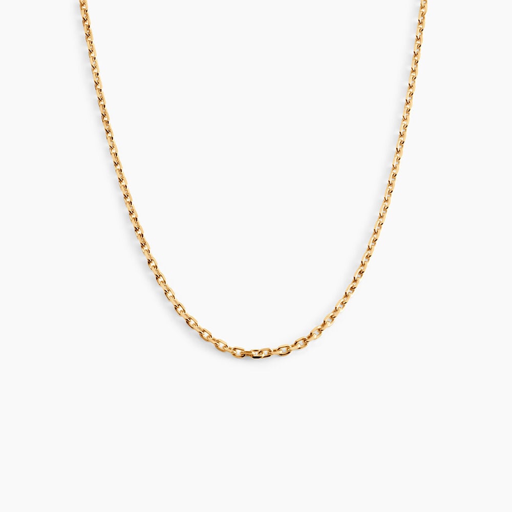 Cha&icirc;ne Igoa Maille For&ccedil;at Diamantee Or Jaune - Chaines Femme | Marc Orian