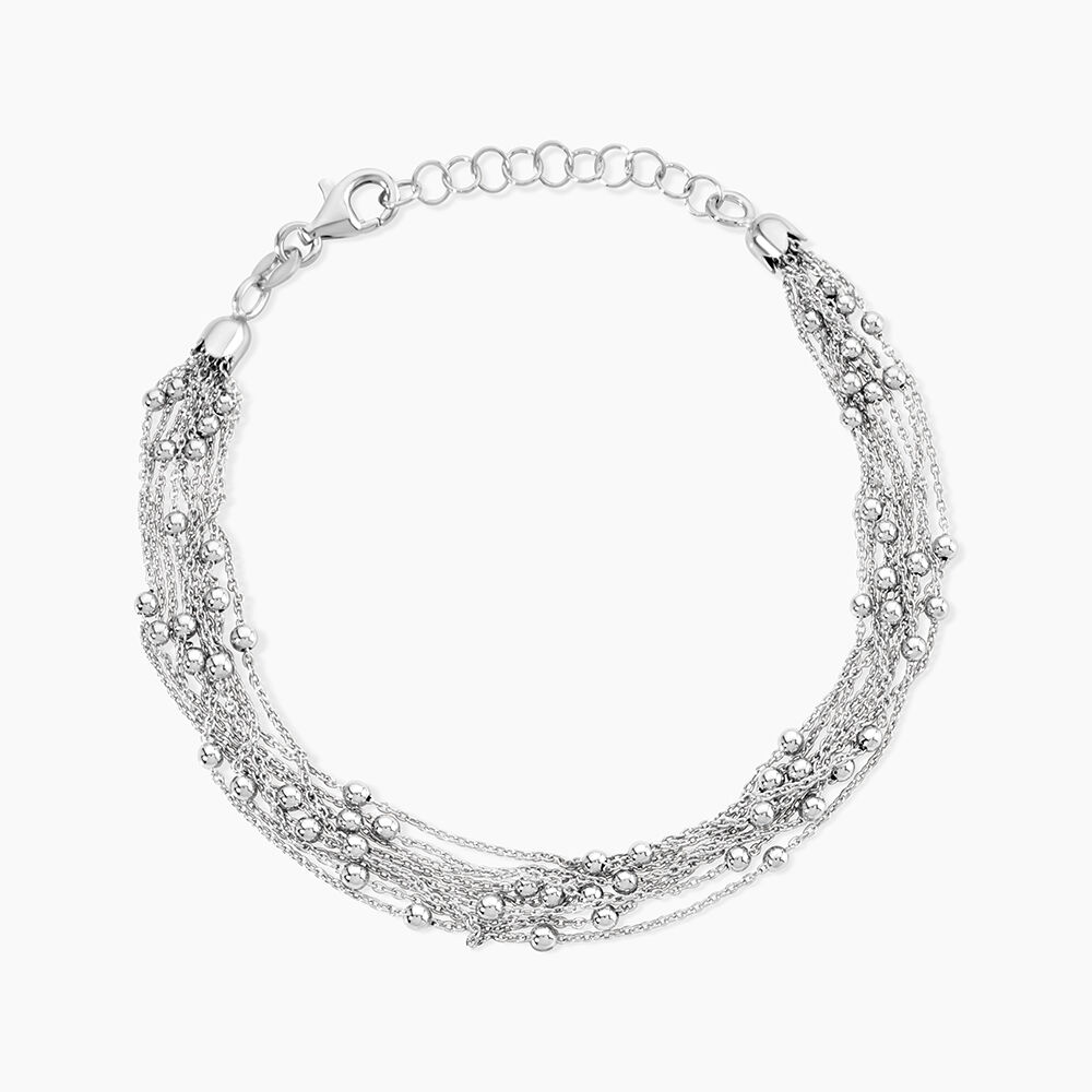 Bracelet Philou Argent Blanc - Bracelets fantaisie Femme | Marc Orian