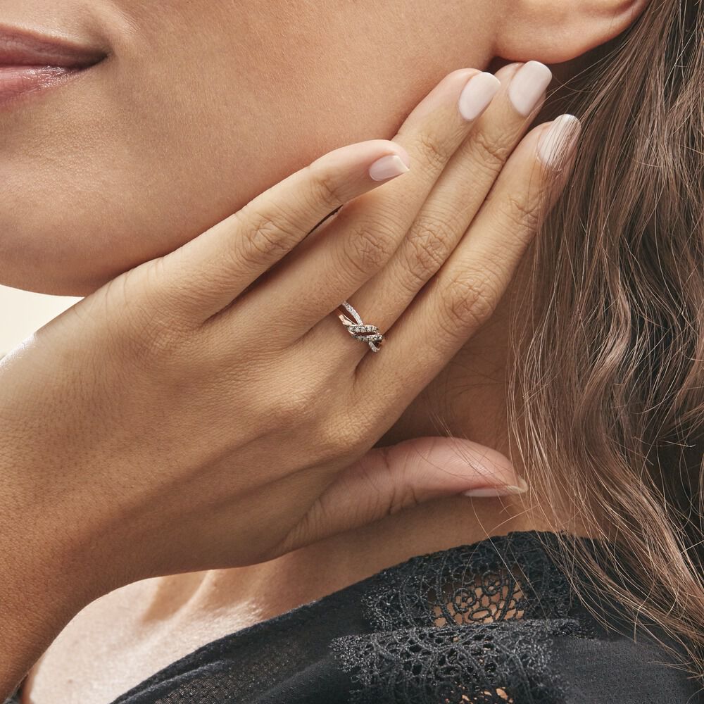 Bague Edem Or Rose Diamant - Bagues pierres précieuses Femme | Marc Orian