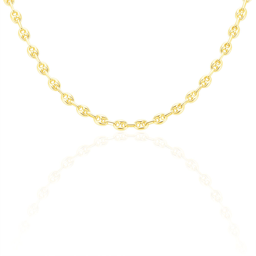 Collier Dami Maille Grain De Cafe Or Jaune - Chaines Homme | Marc Orian