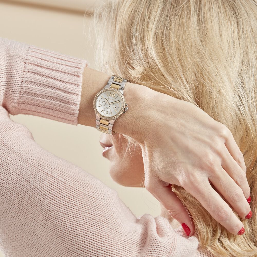 Montre Michael Kors Camille Blanc - Montres étanches Femme | Marc Orian