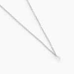Collier Argent Constantin Argent Blanc Oxyde - Colliers avec pierres Femme | Marc Orian