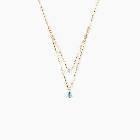 Collier Vanja Or Jaune Topaze - Colliers multirangs Femme | Marc Orian