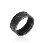 Bague Phebus Him Acier Noir - Bijoux fantaisie Homme | Marc Orian