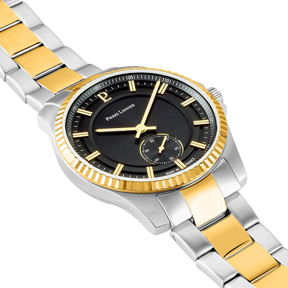Montre Pierre Lannier Metropolitain Noir - Montres étanches Homme | Marc Orian