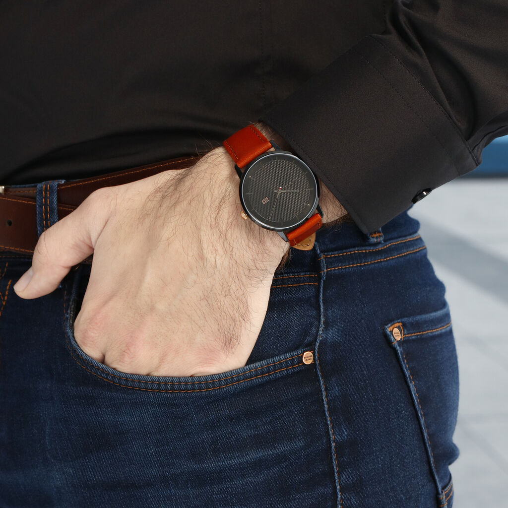 Montre Tommy Hilfiger James Noir Himhnqn6210 Marc Orian Bijouterie En Ligne