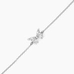 Bracelet Argent Blanc Liseron - Bracelets fantaisie Femme | Marc Orian