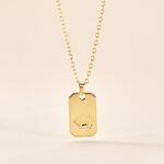 Collier Plaqu&eacute; Or Quintien - Colliers ete Homme | Marc Orian