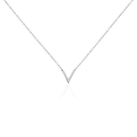Collier Velda Argent Blanc - Colliers Femme | Marc Orian