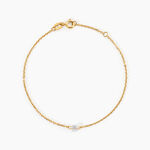 Bracelet Emilee Argent Dor&eacute; A L'Or 750/1000 Oxyde De Zirconium - Bracelets fantaisie Enfant | Marc Orian