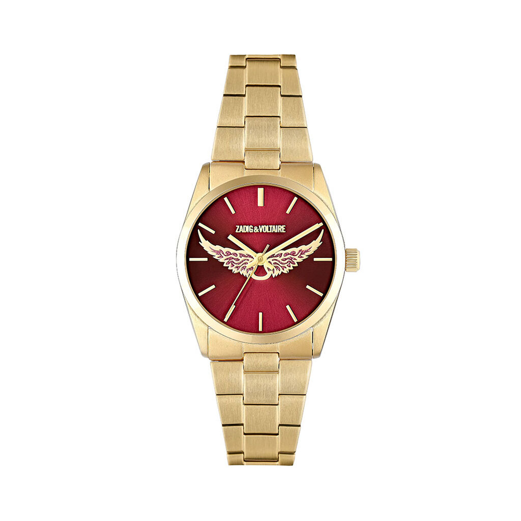 Montre Zadig Et Voltaire Zadig 36 Bordeaux - Montres &eacute;tanches Femme | Marc Orian