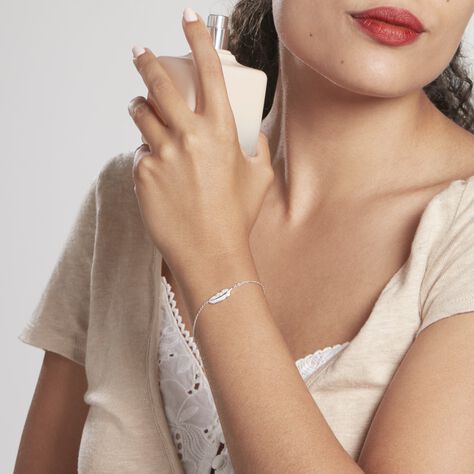 Bracelet Elies Argent Blanc Oxyde De Zirconium - Bracelets chaînes Femme | Marc Orian