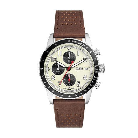 Montre Fossil Sport Tourer Crème - Montres étanches Homme | Marc Orian